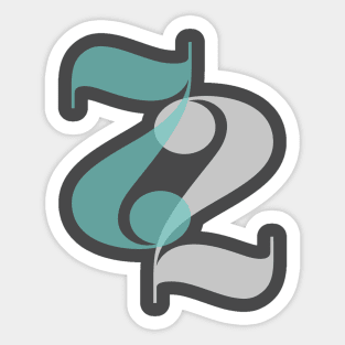 Number Seventy-Two Sticker